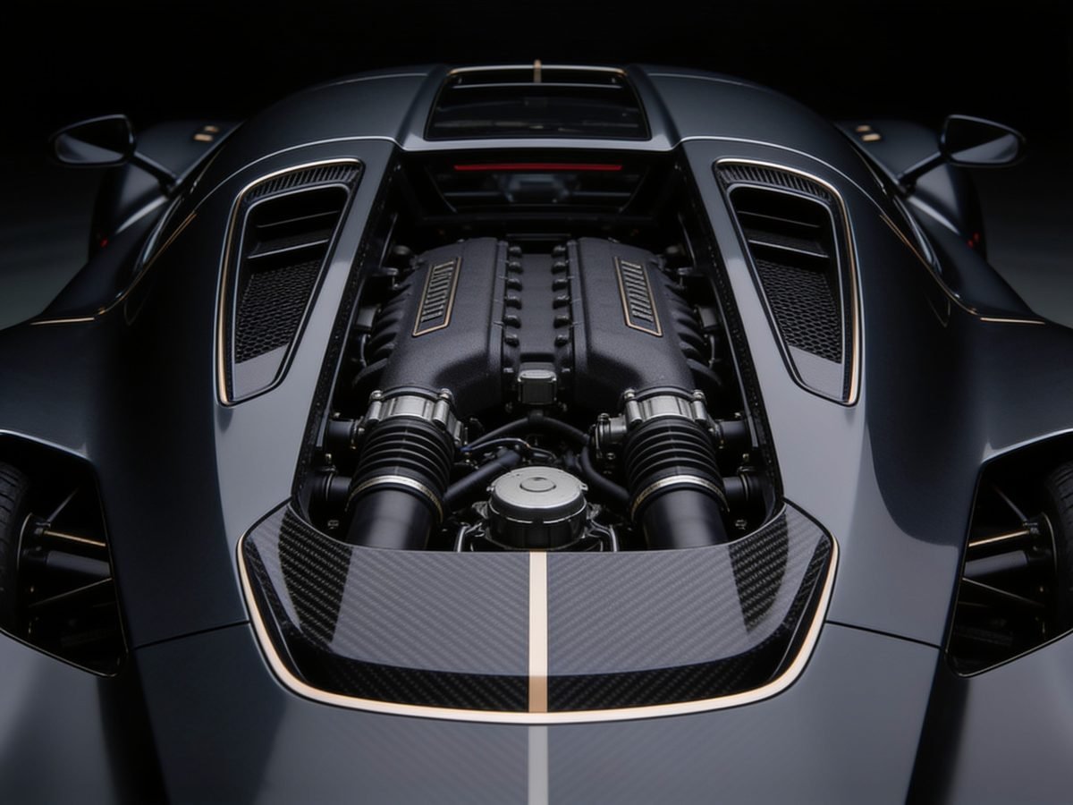 Premium engine bay detail